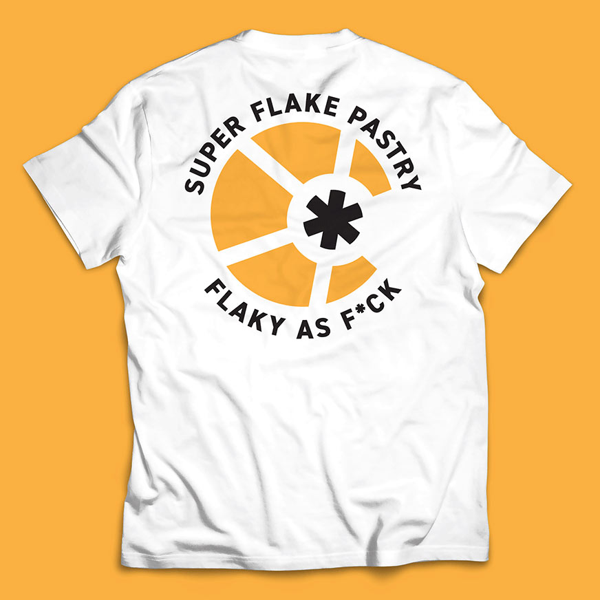 Digital Design Packages | T-shirt design | Super Flake Pastry