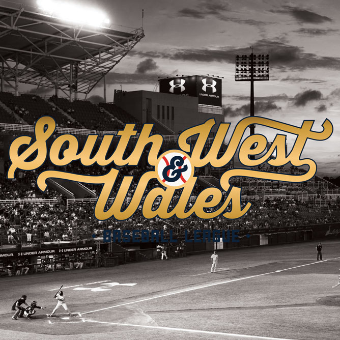 Logo design branding packages for South West and Wales Baseball League | Main Logo